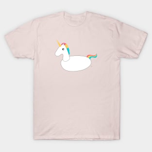 Unicorn Summer Pool Float T-Shirt